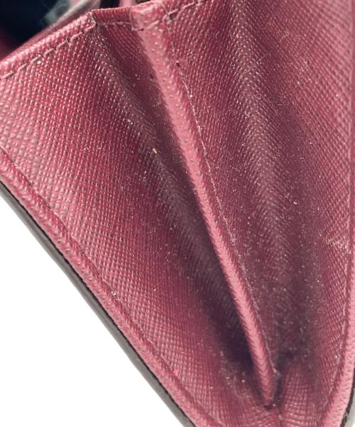 MICHAEL KORS（マイケル・コース）MICHAEL KORS (マイケルコース) L字ファスナー長財布 ボルドーの古着・服飾アイテム