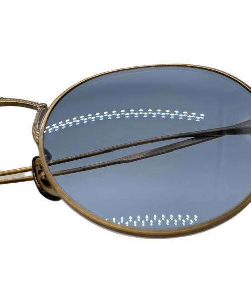 OLIVER PEOPLES（オリバーピープルズ）OLIVER PEOPLES (オリバーピープルズ) OLIVER PEOPLES　Rossen　サングラス ゴールドの古着・服飾アイテム