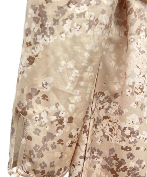 HER LIP TO（ハーリップトゥ）Her lip to (ハーリップトゥ) ギャザーワンピース ブラウン サイズ:Mの古着・服飾アイテム