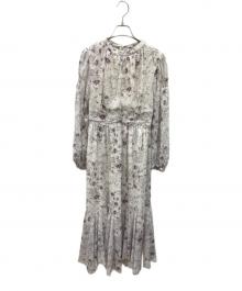 HER LIP TO（ハーリップトゥ）の古着「レースワンピース」｜ホワイト×バイオレット