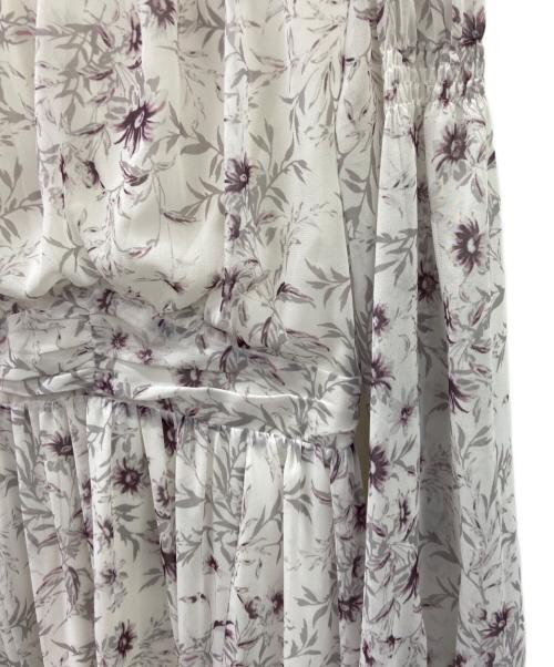 HER LIP TO（ハーリップトゥ）Her lip to (ハーリップトゥ) レースワンピース ホワイト×バイオレット サイズ:Mの古着・服飾アイテム