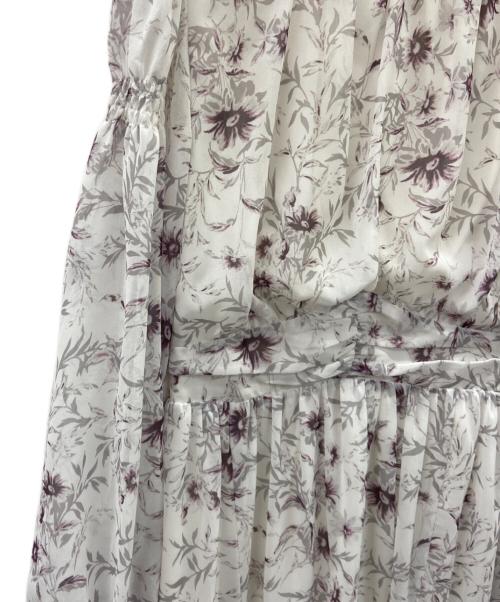 HER LIP TO（ハーリップトゥ）Her lip to (ハーリップトゥ) レースワンピース ホワイト×バイオレット サイズ:Mの古着・服飾アイテム