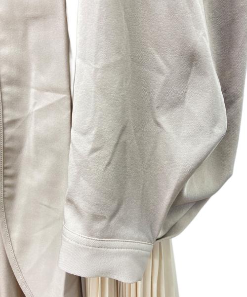 HER LIP TO（ハーリップトゥ）Her lip to (ハーリップトゥ) 長袖ワンピース ブラウン サイズ:Mの古着・服飾アイテム