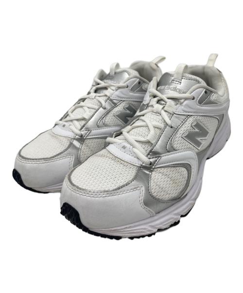 NEW BALANCE（ニューバランス）NEW BALANCE (ニューバランス) ML408WM　スニーカー ホワイト×グレー サイズ:28cmの古着・服飾アイテム