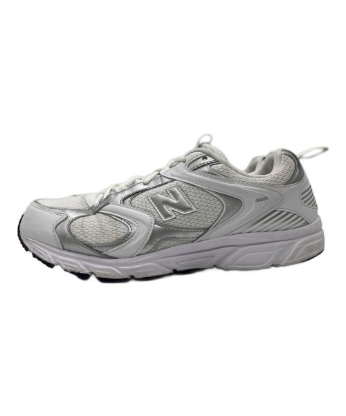NEW BALANCE（ニューバランス）NEW BALANCE (ニューバランス) ML408WM　スニーカー ホワイト×グレー サイズ:28cmの古着・服飾アイテム