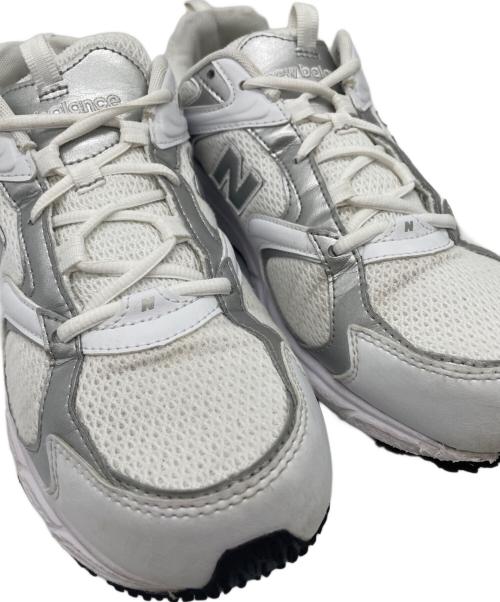 NEW BALANCE（ニューバランス）NEW BALANCE (ニューバランス) ML408WM　スニーカー ホワイト×グレー サイズ:28cmの古着・服飾アイテム