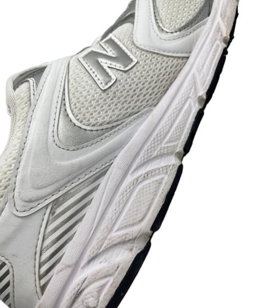 NEW BALANCE（ニューバランス）NEW BALANCE (ニューバランス) ML408WM　スニーカー ホワイト×グレー サイズ:28cmの古着・服飾アイテム