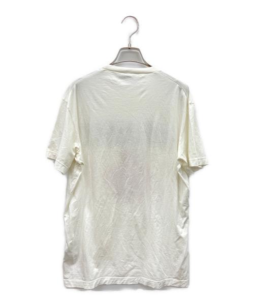 DSQUARED2（ディースクエアード）DSQUARED2 (ディースクエアード) 半袖カットソー ホワイト×レッド サイズ:Mの古着・服飾アイテム