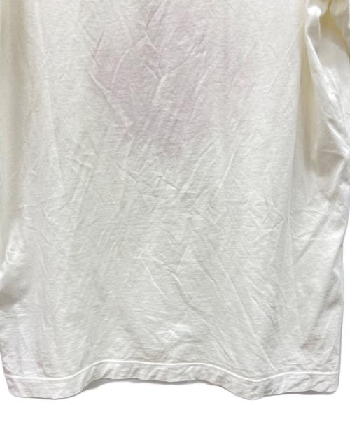 DSQUARED2（ディースクエアード）DSQUARED2 (ディースクエアード) 半袖カットソー ホワイト×レッド サイズ:Mの古着・服飾アイテム