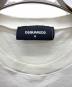 中古・古着 DSQUARED2 (ディースクエアード) 半袖カットソー ホワイト×レッド サイズ:M：8000円