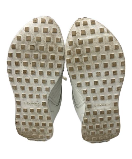 GIVENCHY（ジバンシィ）GIVENCHY (ジバンシィ) パンチングレザーGIVランナー ホワイト×ブラック サイズ:40の古着・服飾アイテム