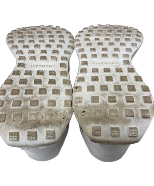 GIVENCHY（ジバンシィ）GIVENCHY (ジバンシィ) パンチングレザーGIVランナー ホワイト×ブラック サイズ:40の古着・服飾アイテム