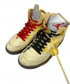 NIKE×OFFWHITEナイキ×オフホワイト）の古着「ハイカットスニーカー」｜クリーム×ブラック