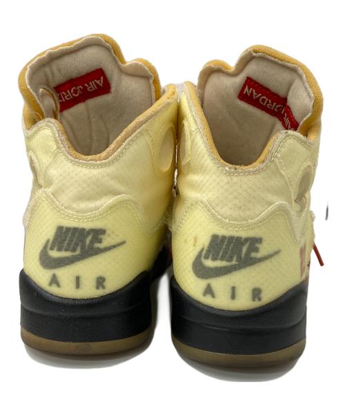 NIKE（ナイキ）NIKE (ナイキ) OFFWHITE (オフホワイト) ハイカットスニーカー クリーム×ブラック サイズ:US7の古着・服飾アイテム