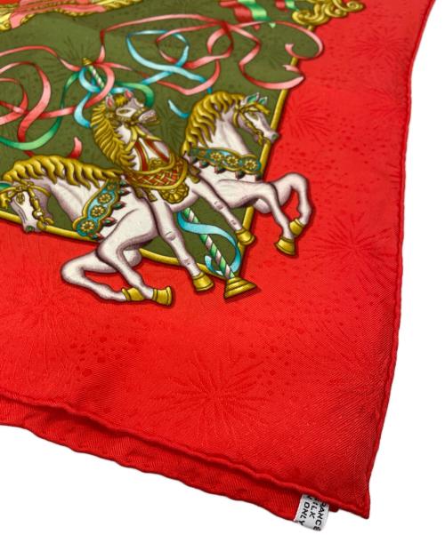 HERMES（エルメス）HERMES (エルメス) カレ90 レッドの古着・服飾アイテム