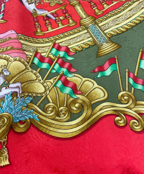 HERMES（エルメス）HERMES (エルメス) カレ90 レッドの古着・服飾アイテム