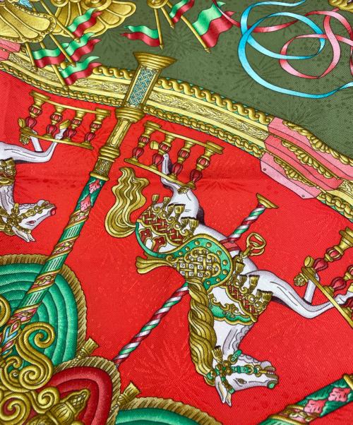 HERMES（エルメス）HERMES (エルメス) カレ90 レッドの古着・服飾アイテム