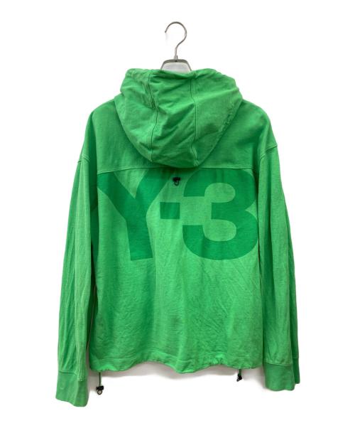Y-3（ワイスリー）Y-3 (ワイスリー) パーカー グリーン サイズ:Mの古着・服飾アイテム