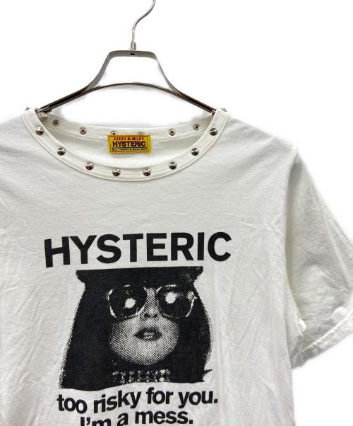 Hysteric Glamour（ヒステリックグラマー）Hysteric Glamour (ヒステリックグラマー) RISKY FOR YOU Tシャツ ホワイト サイズ:FREEの古着・服飾アイテム