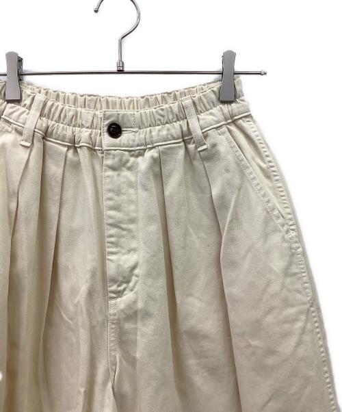 HARVESTY（ハーベスティー）HARVESTY (ハーベスティー) コットンチノクロスサーカスパンツ アイボリー サイズ:1の古着・服飾アイテム