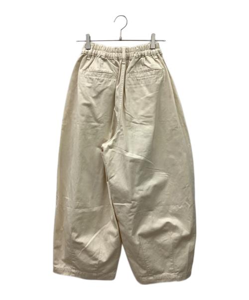 HARVESTY（ハーベスティー）HARVESTY (ハーベスティー) コットンチノクロスサーカスパンツ アイボリー サイズ:1の古着・服飾アイテム