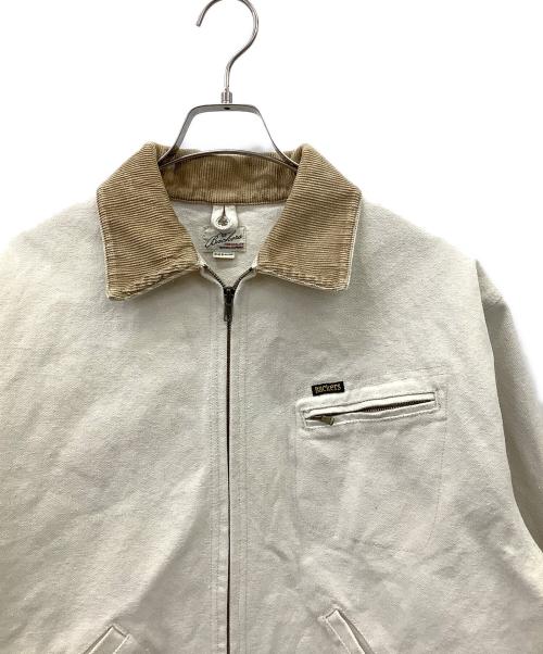 BACKERS（バッカーズ）BACKERS (バッカーズ) ワークジャケット アイボリー サイズ:Mの古着・服飾アイテム