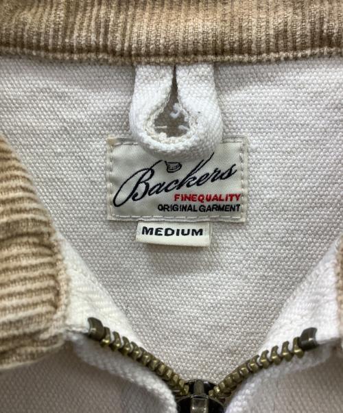 BACKERS（バッカーズ）BACKERS (バッカーズ) ワークジャケット アイボリー サイズ:Mの古着・服飾アイテム