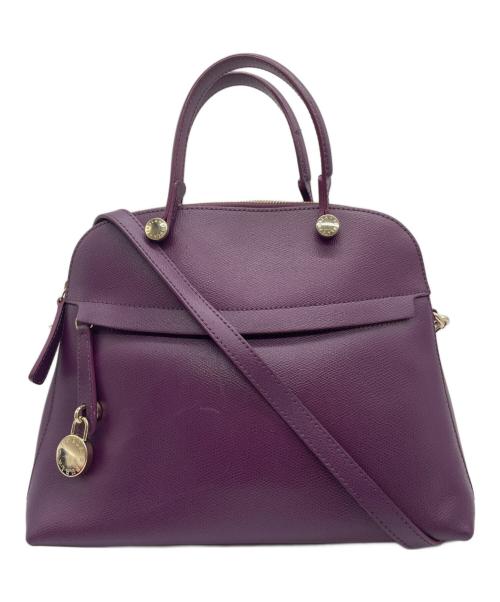 FURLA（フルラ）FURLA (フルラ) ハンドバッグ パープルの古着・服飾アイテム