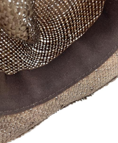 Vivienne Westwood（ヴィヴィアンウエストウッド）Vivienne Westwood (ヴィヴィアンウエストウッド) ストローハット ブラウンの古着・服飾アイテム