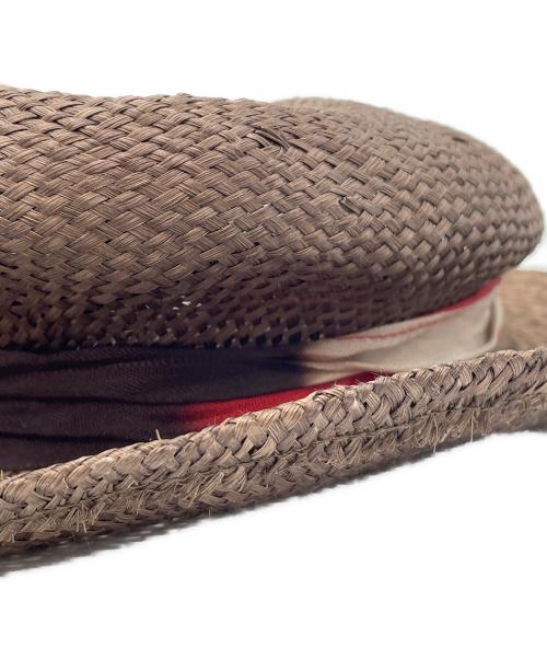 Vivienne Westwood（ヴィヴィアンウエストウッド）Vivienne Westwood (ヴィヴィアンウエストウッド) ストローハット ブラウンの古着・服飾アイテム