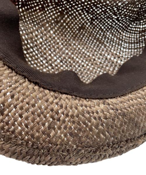 Vivienne Westwood（ヴィヴィアンウエストウッド）Vivienne Westwood (ヴィヴィアンウエストウッド) ストローハット ブラウンの古着・服飾アイテム