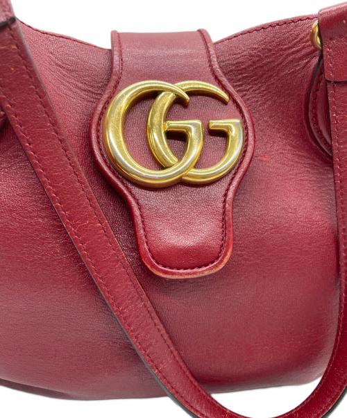 GUCCI（グッチ）GUCCI (グッチ) トートバッグ レッドの古着・服飾アイテム