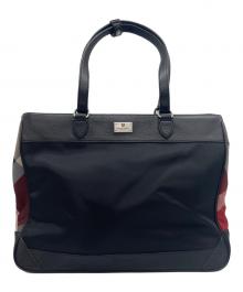 BLACK LABEL CRESTBRIDGE（ブラックレーベル クレストブリッジ）の古着「トートバッグ」｜ブラック×レッド