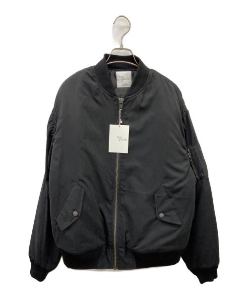 VANQUISH（ヴァンキッシュ）VANQUISH (ヴァンキッシュ) MA-1ジャケット ブラック サイズ:Mの古着・服飾アイテム