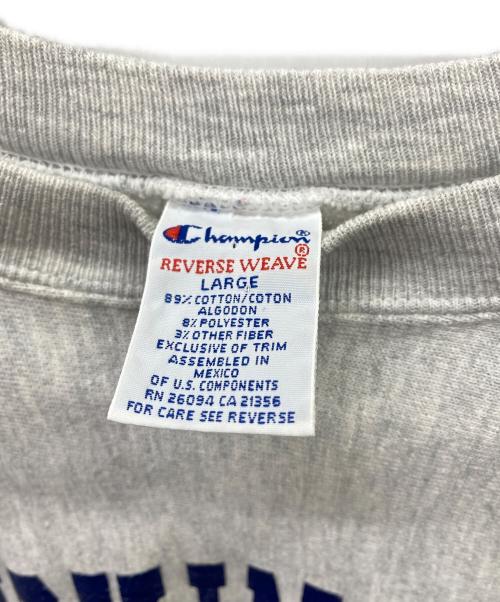 Champion（チャンピオン）Champion (チャンピオン) リバースウィーブスウェット グレー×ネイビー サイズ:Lの古着・服飾アイテム