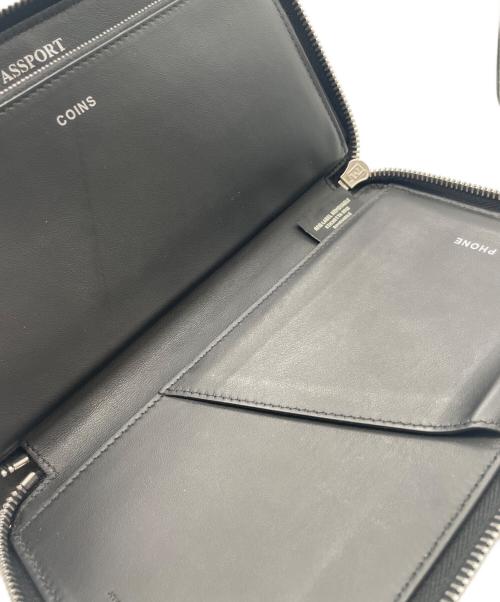 FENDI（フェンディ）FENDI (フェンディ) トラベルウォレット ブラック×ベージュの古着・服飾アイテム
