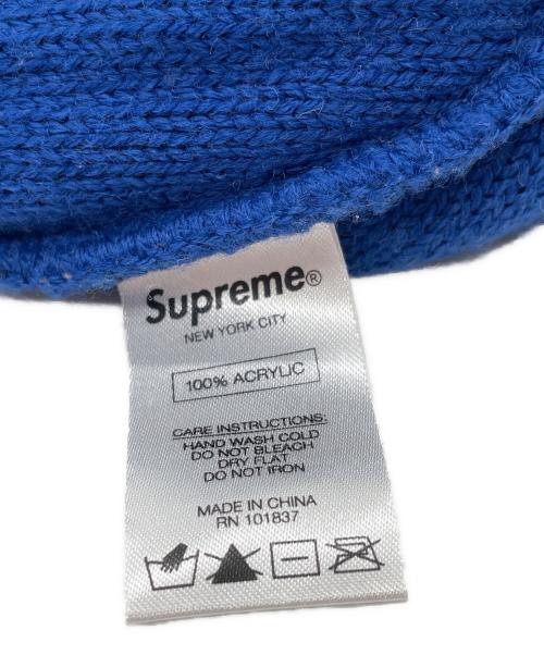 SUPREME（シュプリーム）SUPREME (シュプリーム) Big Stripe Beanie ブルー×グリーンの古着・服飾アイテム
