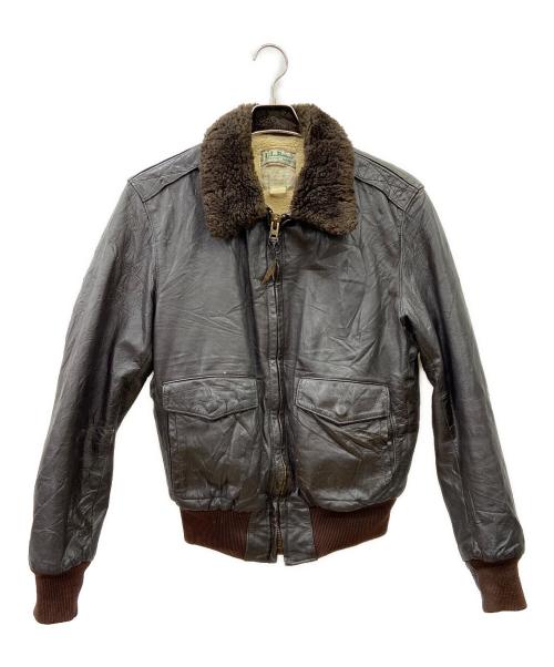 L.L.Bean（エルエルビーン）L.L.Bean (エルエルビーン) Gー1フライトジャケット ブラウン サイズ:38の古着・服飾アイテム