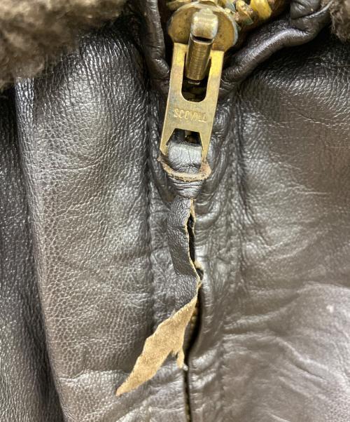 L.L.Bean（エルエルビーン）L.L.Bean (エルエルビーン) Gー1フライトジャケット ブラウン サイズ:38の古着・服飾アイテム
