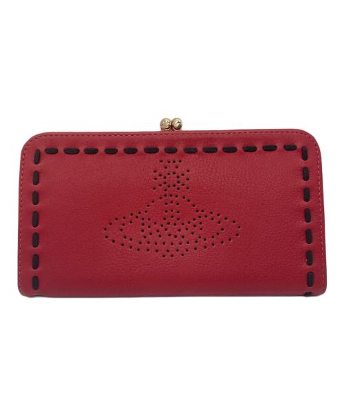 Vivienne Westwood（ヴィヴィアンウエストウッド）Vivienne Westwood (ヴィヴィアンウエストウッド) 長財布 レッド×ブラックの古着・服飾アイテム