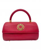 HANAE MORIハナエモリ）の古着「ハンドバッグ」｜レッド