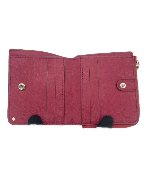 Kate Spade（ケイトスペード）Kate Spade (ケイトスペード) 2つ折り財布 レッドの古着・服飾アイテム