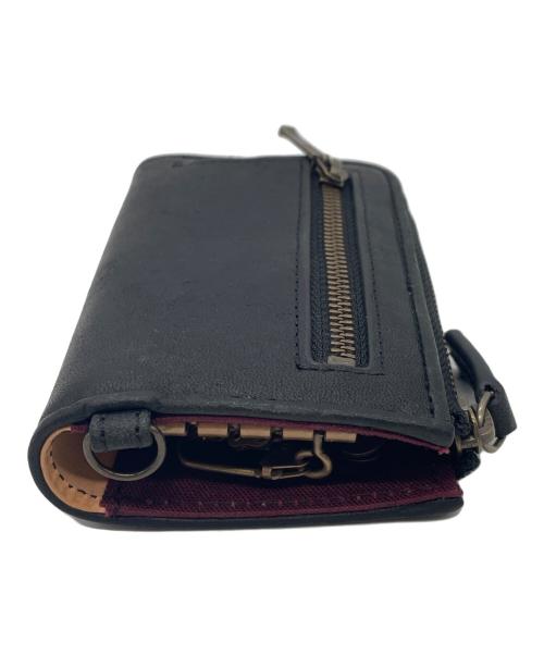 NAUGHTIAM（ノーティアム）NAUGHTIAM (ノーティアム) 4連キーケース ブラックの古着・服飾アイテム