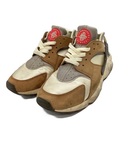 NIKE（ナイキ）NIKE (ナイキ) stussy (ステューシー) NIKE　stussy　スニーカー ベージュ×ブラウン サイズ:28ｃｍの古着・服飾アイテム