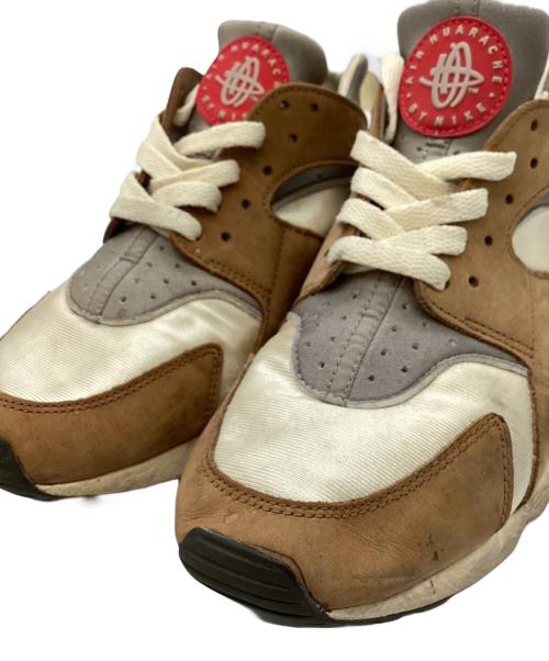 NIKE（ナイキ）NIKE (ナイキ) stussy (ステューシー) NIKE　stussy　スニーカー ベージュ×ブラウン サイズ:28ｃｍの古着・服飾アイテム