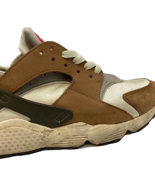 NIKE（ナイキ）NIKE (ナイキ) stussy (ステューシー) NIKE　stussy　スニーカー ベージュ×ブラウン サイズ:28ｃｍの古着・服飾アイテム