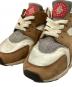 中古・古着 NIKE (ナイキ) stussy (ステューシー) NIKE　stussy　スニーカー ベージュ×ブラウン サイズ:28ｃｍ：5000円