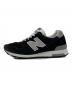 NEW BALANCE (ニューバランス) スニーカー ブラック×ホワイト サイズ:28cm：13000円