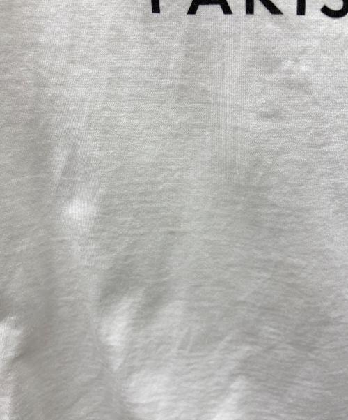 CELINE（セリーヌ）CELINE (セリーヌ) コットンジャージー ホワイト×ネイビー サイズ:Lの古着・服飾アイテム