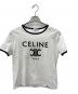 CELINE（セリーヌ）の古着「コットンジャージー」｜ホワイト×ネイビー